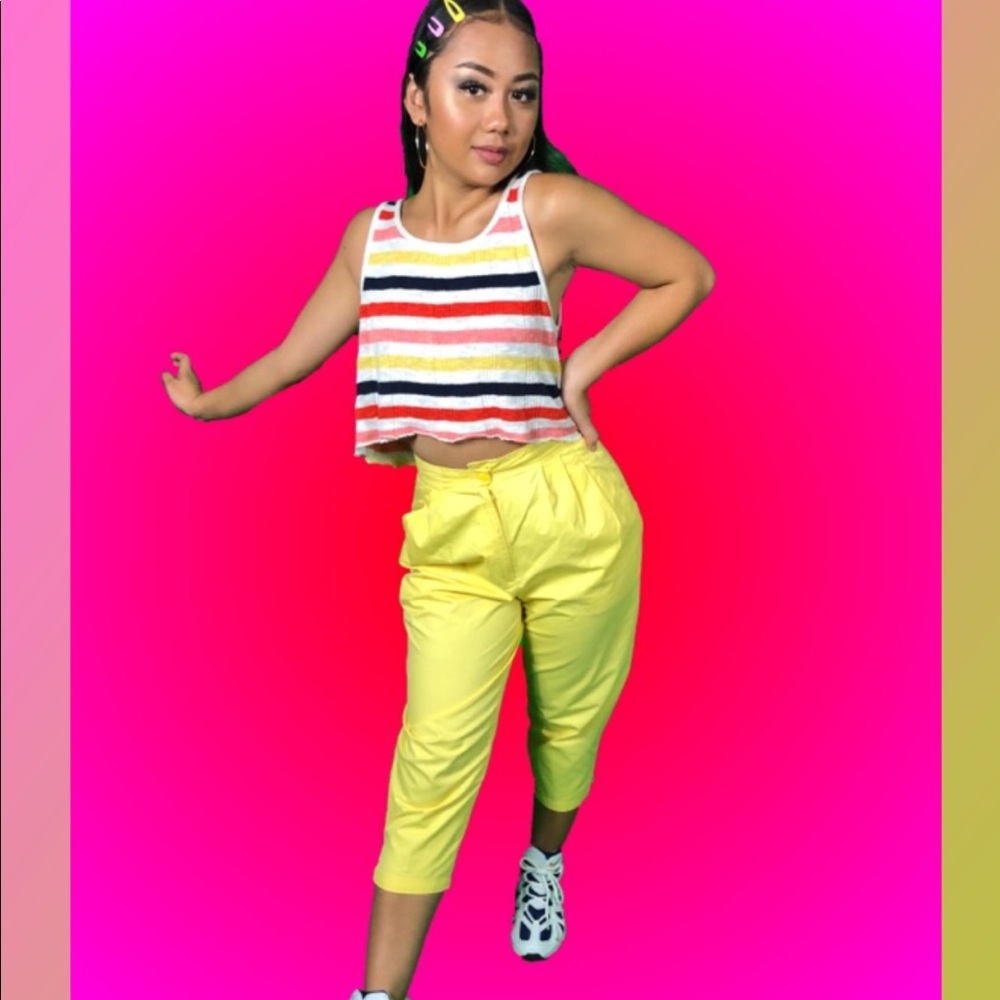 Colorful crop top